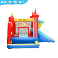 מתקן קפיצה מתנפח לחצר עם מגלשה D72012 מבית Doctor Dolphin