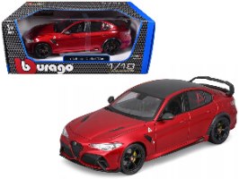 דגם מכונית בוראגו Alfa Romeo Giulia GTAm אדום 1:18 Bburago