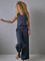 וסט פסים חליפת לונה