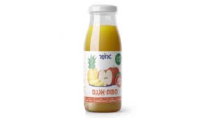 מיץ אורגני תפוח-אננס 750 מ"ל