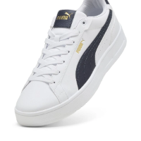 Puma Court Classico men's Sneakers white black gold סניקרס פומה גברים לבן שחור