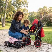 תלת אופן אדום מסתובב מתקפל STEP 1 GO 18102