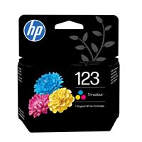 ראש דיו מקורי HP 123 - צבעוני