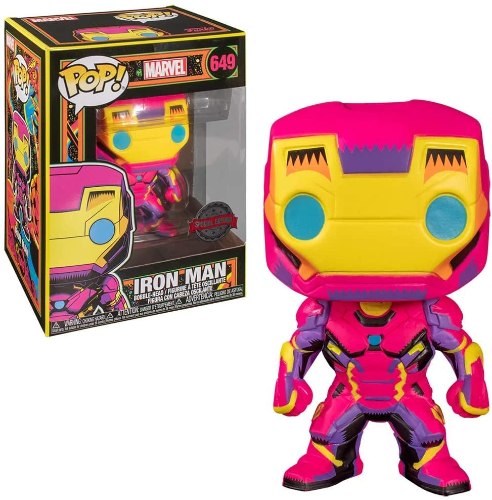 בובת פופ Black Light Iron Man 649