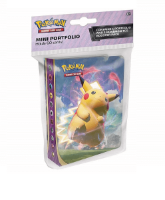 Pokemon TCG: SWSH- Vivid Voltage Mini Portfolio קלפי פוקימון מקוריים מיני אלבום עם בוסטר