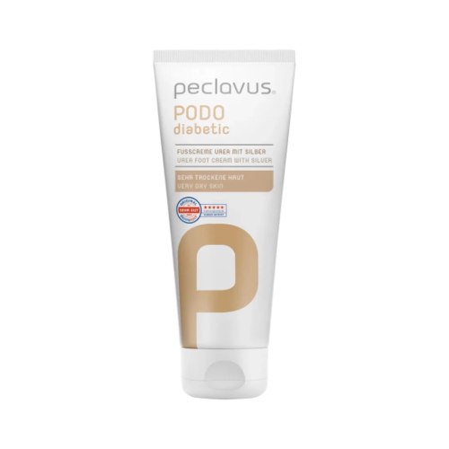 קרם רגליים עם אוריאה ומיקרו-חלקיקי כסף PECLAVUS Urea Foot Cream with Silver