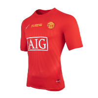 07-08 Manchester United Champion League Home Retro Jersey Shirt