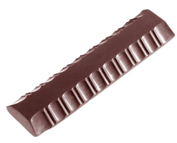 תבנית פוליקרבונט בר שוקולד מלבן 8 יח' 37 גרם CW2011