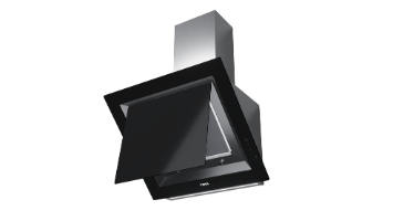 קולט אדים TEKA תקע דגם DLV-68660 ורטיקלי זכוכית שחורה