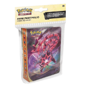 Pokemon TCG: SWSH -Darkness Ablaze Mini Portfolio קלפי פוקימון מקוריים מיני אלבום עם בוסטר