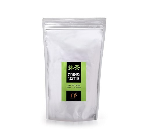 אבקת תה ירוק - מאצ'ה יפני אורגני - 500 גרם - OS+