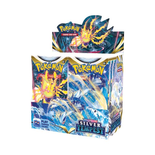 קלפי פוקימון בוסטר בוקס 2022 Pokémon TCG: Sword & Shield 12 Silver Tempest Booster Box