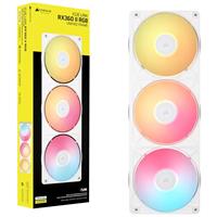 יחידת מאווררים Corsair iCUE LINK RX360 II Unified Frame RGB PWM White