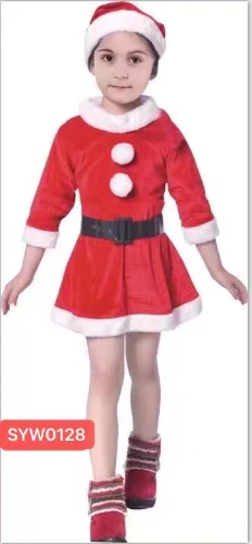שמלה סנטה בנות      6-8YEARS OLD