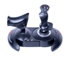 בקר טיסה עם מצערת Thrustmaster T-FLIGHT HOTAS X PS3/PC – בקר שחור עם ג ויסטיק ומצערת נפרדים על בסיס אחד