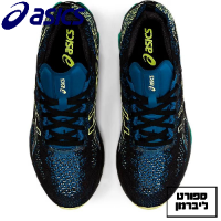 ASICS | אסיקס - GEL-KINSEI BLAST Black Trainers אסיקס ג'ל קינסיי בלאסט שחור צהוב זרחני | גברים