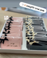 ארנק כרטיסים דמוי עור  הקדשה בלייזר