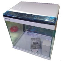 אקווריום ULTRACLEAR חדיש פינות ישרות מסך דיגיטלי טאץ' 33 ס"מ מיניאנג MINJIANG
