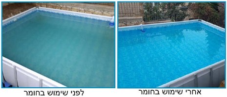 מצליל מים עכורים לבריכה ולג'קוזי הבייתיים (200 מל) 1003987 מבית BESTWAY