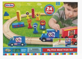 רכבת העץ הראשונה שלי מבית Little Tikes