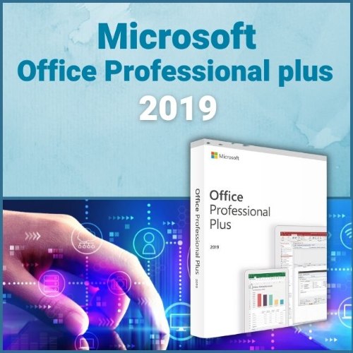 תוכנת אופיס Microsoft Office Professional plus 2019  - רישיון דיגיטלי