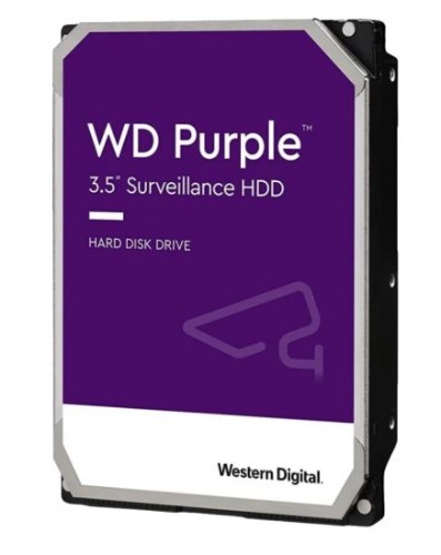 כונן קשיח פנימי 3.5 אינץ' 6TB ווסטרן דיגיטל Western Digital WD64PURZ מסדרת Purple