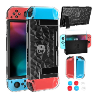 נינטדנו - ערכת אביזרים - NINTENDO SWITCH OLED PROTECTIVE KIT 12 IN 1