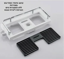 מדף למקלחת ללא קידוח