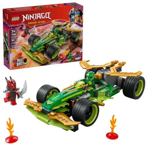 לגו נינג'ה-גו - מכונית מירוץ משוך וסע של לויד - LEGO NINJAGO 71828