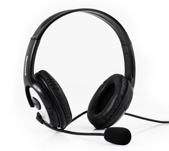 אוזניות ומיקרופון חוט Microsoft LX3000