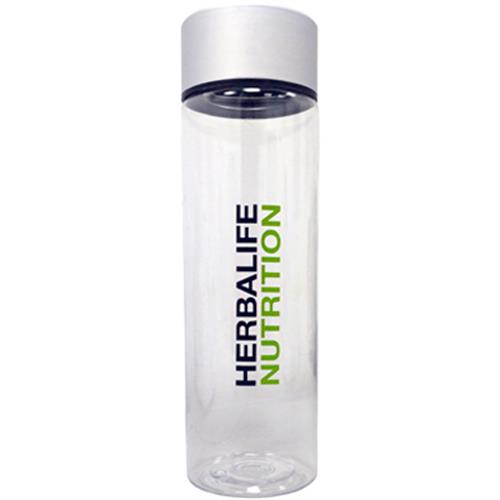 בקבוק מים שקוף מעוצב וממותג HERBALIFE NUTRITION