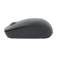 עכבר BT צבע גרפיט Logitech M196 Bluetooth – פריט בודד של עכבר בצבע גרפיט אלחוטי במבט צד על רקע לבן