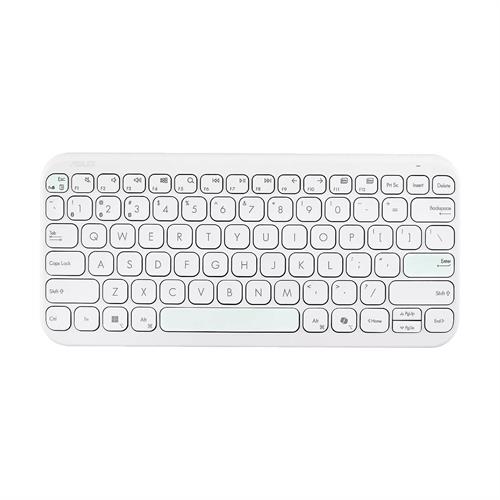 Asus KW100 Wireless Marshmallow Keyboard Iridescent White