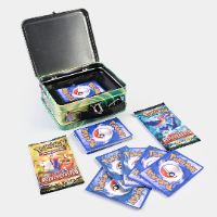 פוקימון - קלפי משחק קופסת פח  גדול - Pokemon