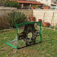 שער כדורגל מתקפל עם מטרה מפלסטיק 91X91X122 סמ PFG-402 מבית DERBY