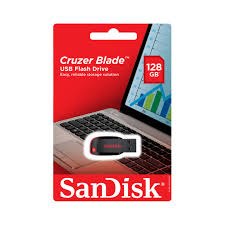 דיסק און קי SanDisk Cruzer Blade 128GB USB 2.0 – אחסון מהיר ונייד