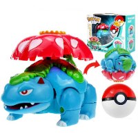 פוקימון - פוכדור ודמות וינוסאור POKEMON VENUSAUR
