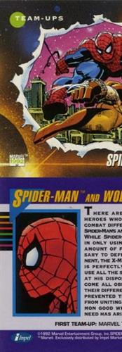 קלף בודד מארוול marvel - spider - man & wolverine - Universe Series 3 - 74