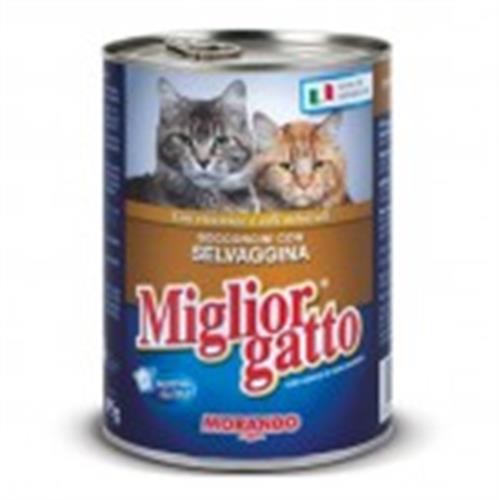 שימור לחתול מיגליאור 405 גרם בטעם בשר ציד