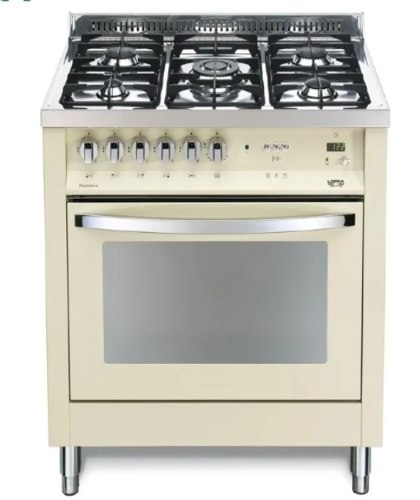 תנור משולב כיריים 70 ליטר דגם LOFRA PBI76MFCI לופרה קרם