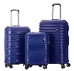 כחול - סט 3 מזוודות בנטון 10663 Benaton Suitcase Vanille