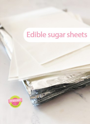 pack of 25 edible sugar sheets