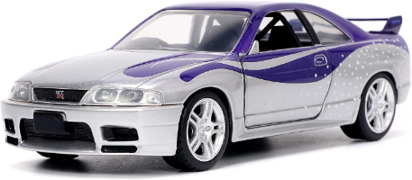 ג'אדה מהיר ועצבני - דגם מכונית ניסאן - 1:32 JADA FAST FURIOUS NISSAN SKYLINE GT-R BCNR33