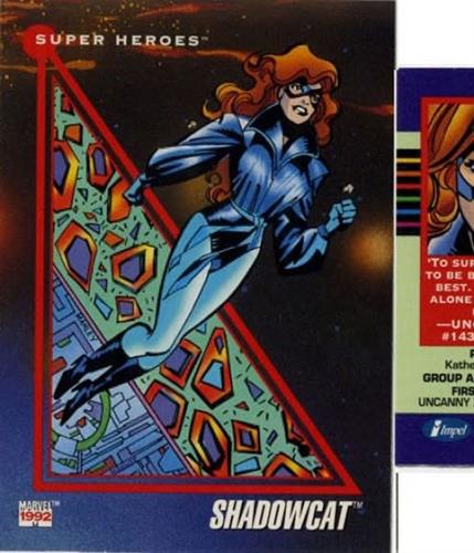 קלף בודד מארוול marvel - shadowcat - Universe Series 3 - 35