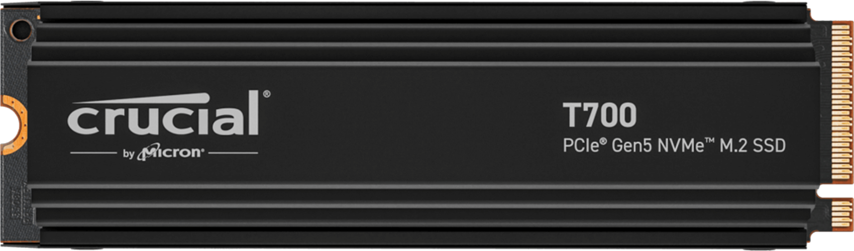 דיסק Crucial SSD 2TB T700 NVMe M.2 PCIe Gen5 with heatsink