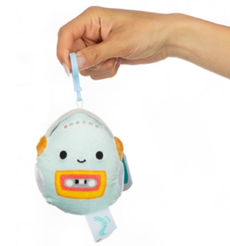 סקווישמלו בובה עם קליפס קסיה הווקמן 9 ס"מ Squishmallows