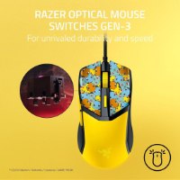 עכבר גיימינג חוטי Razer Cobra Pokémon Kanto Starters Edition – מבט עליון על העכבר ומתג אופטי מהדור
