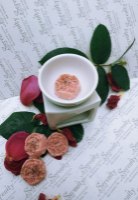 מארז 3 פרחי שעווה ורד La vie en rose
