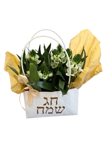 תיק חג שמח עם נץ חלב מקט 371