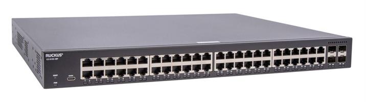 RUCKUS SW 48X1G P 4XSFP POE 370W